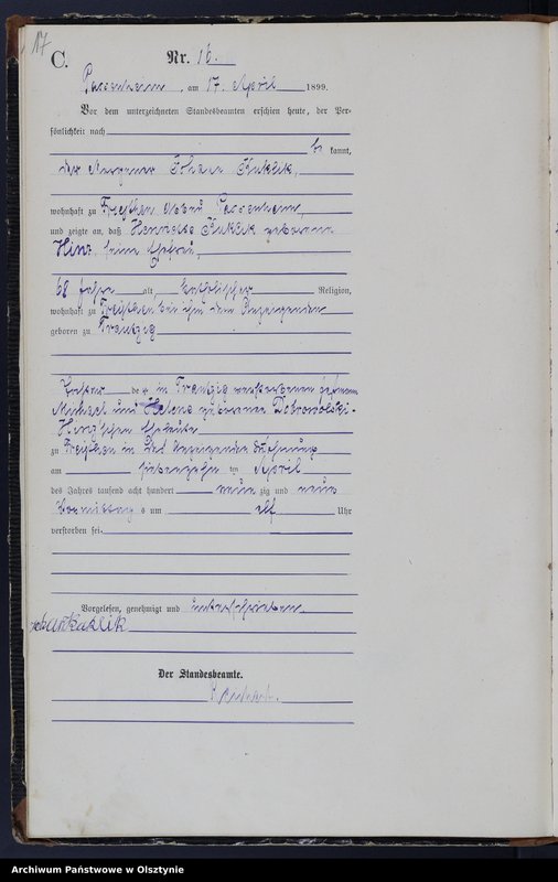 image.from.unit.number "Sterbe-Haupt-Register Nr 1 - 65"