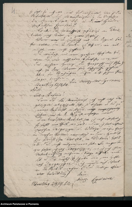 Obraz 7 z jednostki "A. betr. Von Łyskowski, Kreisrichter a.D."