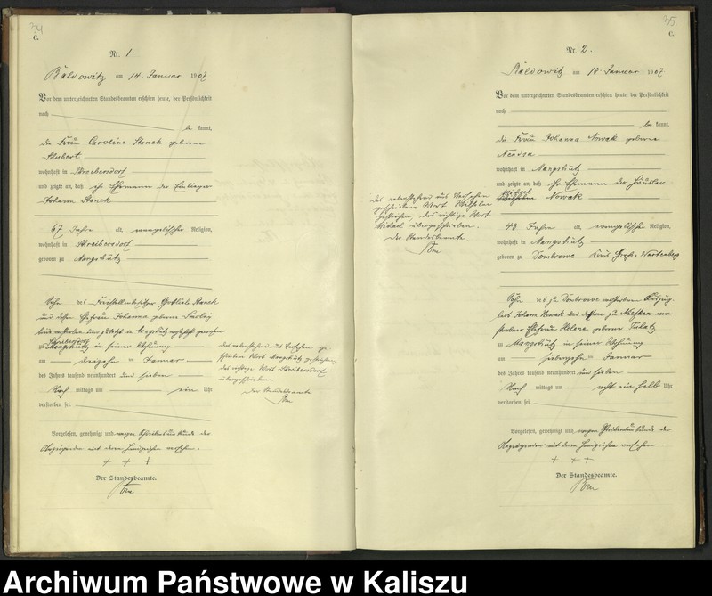 Obraz 20 z jednostki "[Księga zgonów]"