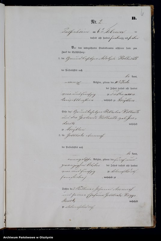 image.from.unit.number "Heiraths-Haupt-Register Nr 1 - 14"