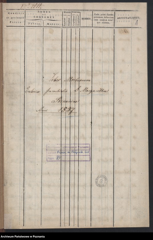 Obraz 3 z jednostki "Księga zgonów"