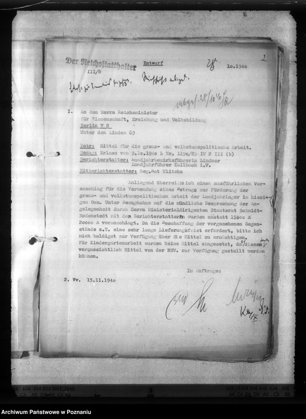 Obraz 6 z jednostki "Mitte; für die grenz- und volkstumspolitische Arbeit"