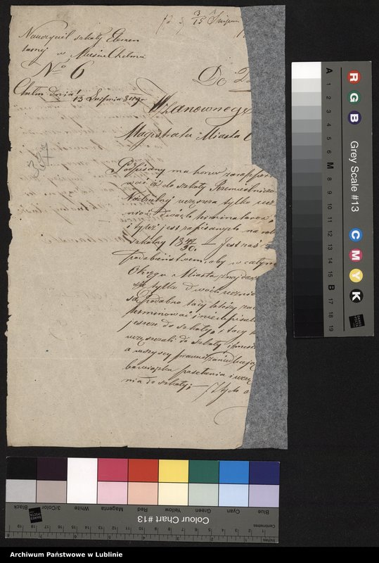 Obraz z jednostki "[Korespondencja miasta Chełma]"