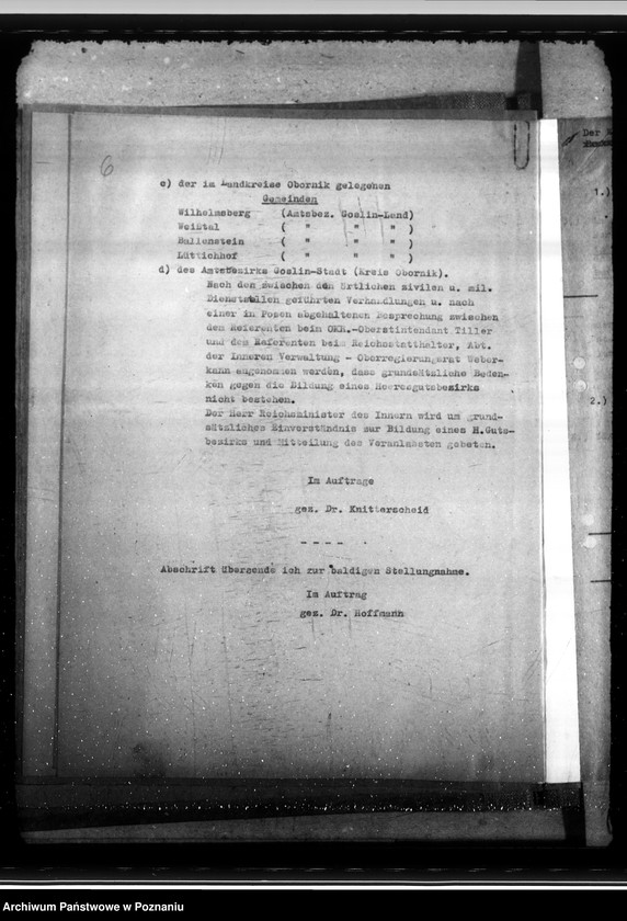 Obraz 10 z jednostki "Poligon wojskowy w Biedrusku, wstrzymanie planowania nad zabudową Łodzi i Poznania"