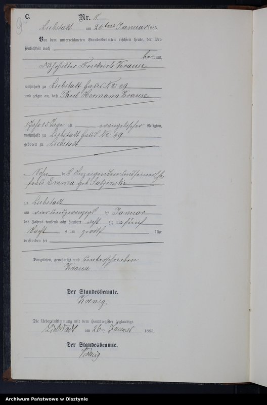 image.from.unit.number "Sterbe-Neben-Register Nr 1 - 71"