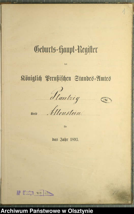 image.from.unit.number "Geburts-Haupt-Register Nr 1 - 47"