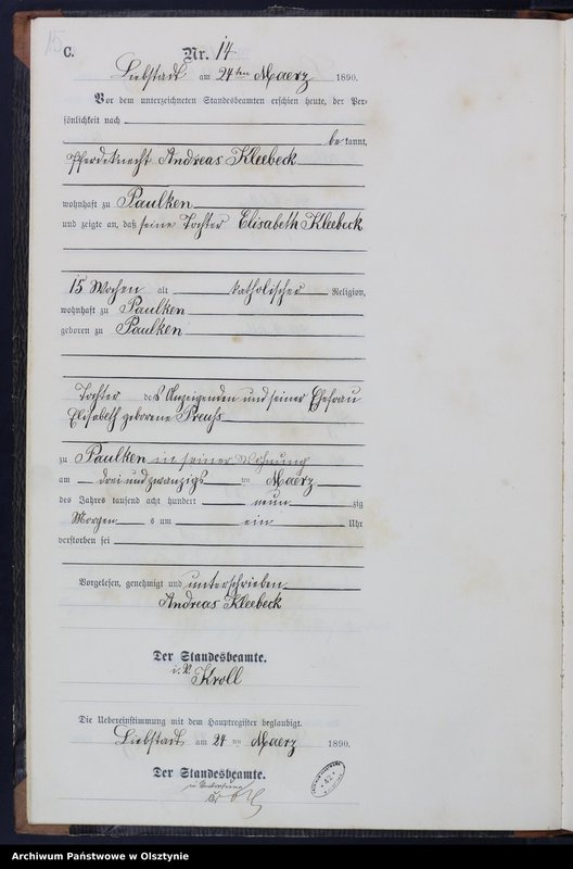 image.from.unit.number "Sterbe-Neben-Register Nr 1 - 49"