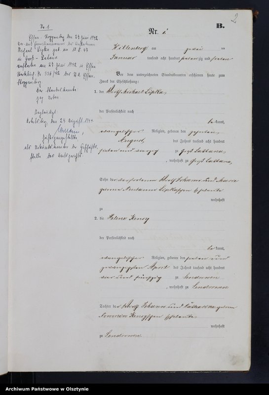 image.from.unit.number "Heiraths-Haupt-Register Nr 1 - 39"