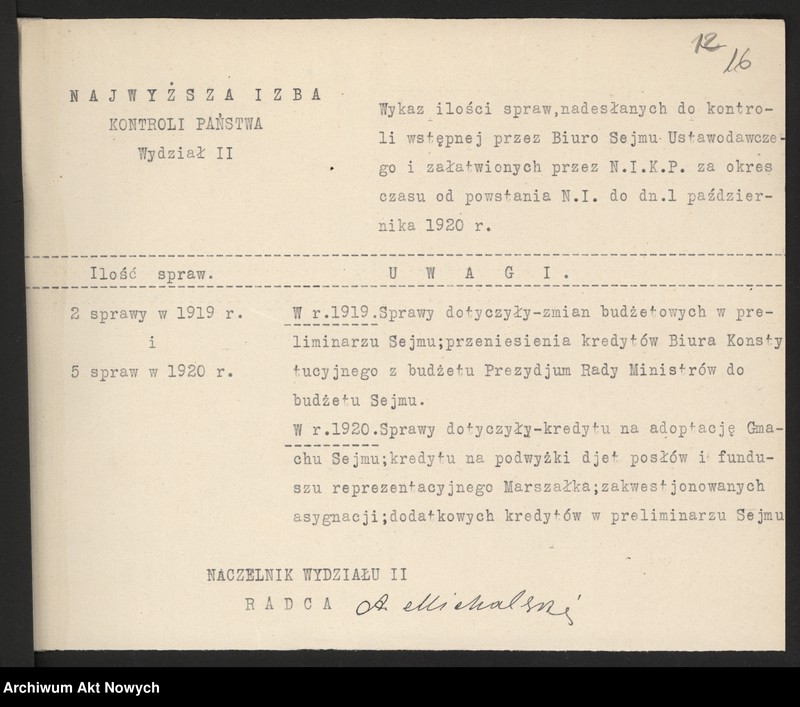 image.from.unit.number "(Wykazy czynności Najwyższej Izby Kontroli Państwa w zakresie kontroli oraz sprawozdania z przeprowadzonych kontroli)"