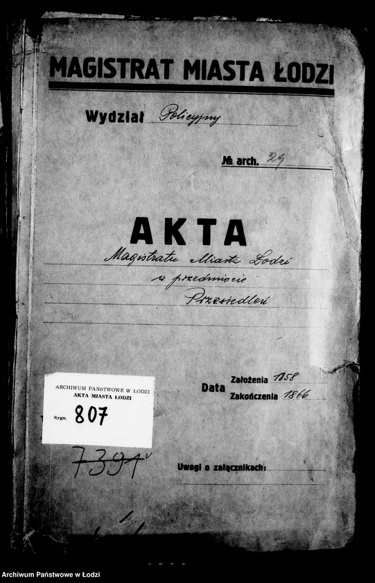 Obraz 4 z jednostki "Akta w przedmiocie przesiedleń"