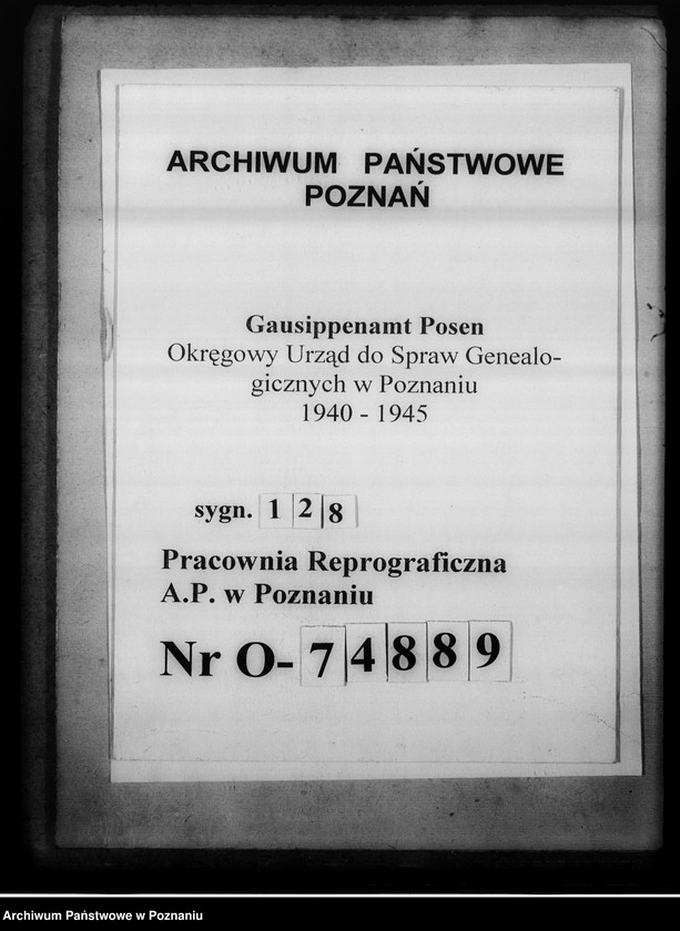 Obraz 1 z jednostki "[Korespondencja w sprawach organizacyjnych, sprawozdanie z działalności], Kreissippenamt Grätz [Grodzisk, powiat nowotomyski]"