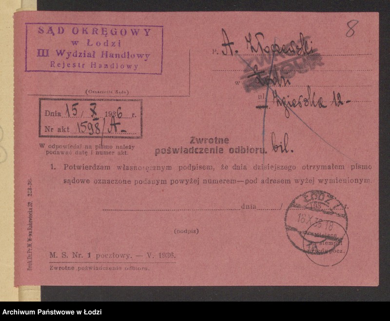 Obraz 10 z jednostki "Aron Złoczewski- sklep cukierków"