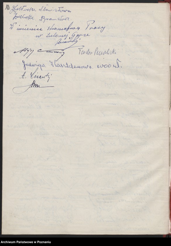 Obraz 9 z jednostki "Księga Pamiątkowa z okazji poświęcenia sztandaru Powstańców Wielkopolskich 1918/19 r. Koło Zielona Góra 21.IX.1947"