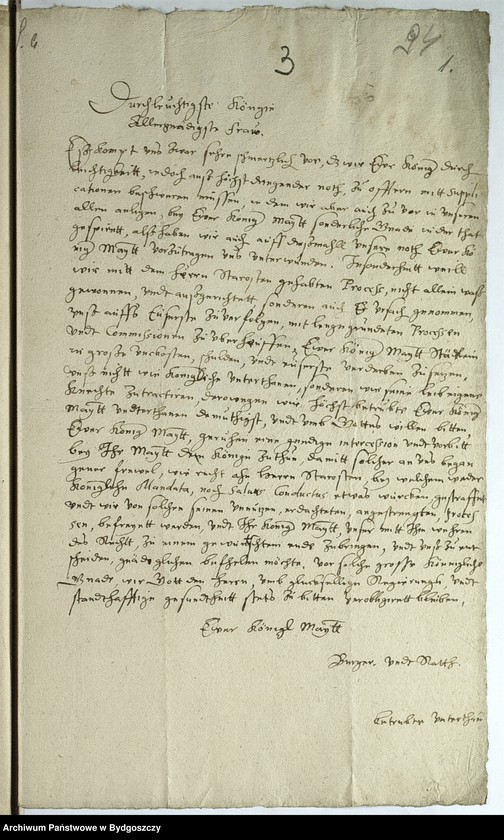 image.from.unit.number "Eingaben der Stadt Neuenburg an König u. Königin"