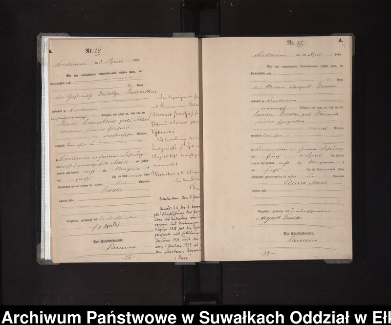 image.from.unit.number "[Geburts-Haupt-Register des Königlich Preussischen Standes-Amtes der Stadt Nikolaiken Kreis Sensburg]"