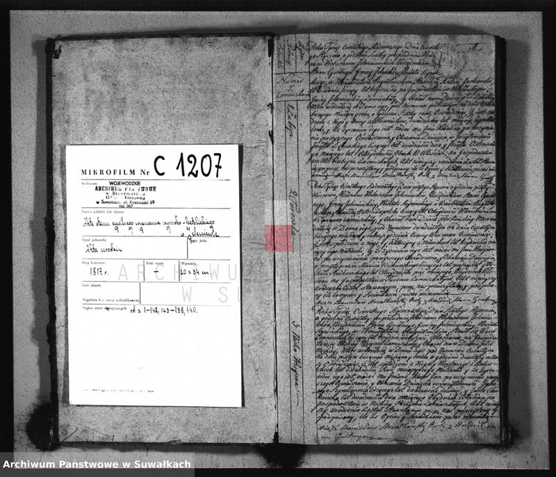 image.from.unit.number "Akta Urzędnika Stanu Cywilnego Urodzonych w Gminie Jeleniewskiey od dnia 1go Stycznia 1817 do ostatniego Grudnia tegoż Roku."