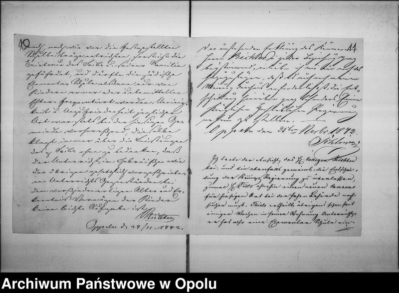 Obraz 11 z jednostki "Acta des Magistrats zu Oppeln betreffend: die Ertheilung von Concessionen an jüdische Privatlehrer de Anno 1842"