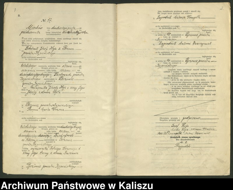 Obraz 4 z jednostki "[Księga małżeństw]"