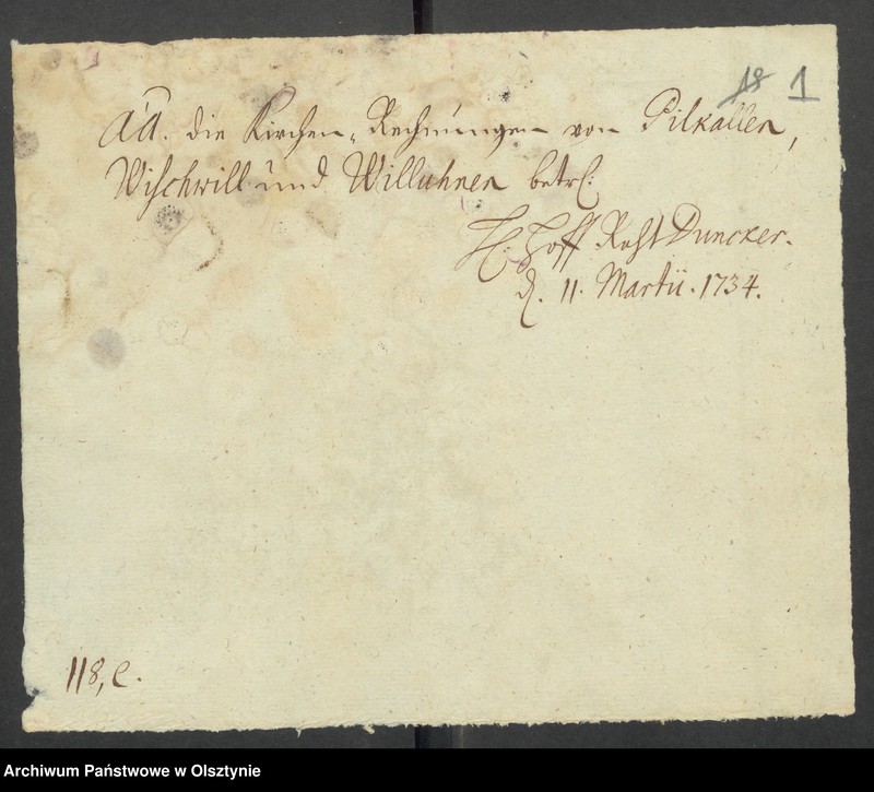 image.from.unit.number "Die Kirchen„Rechnungen von Pilkallen, Wischwill und Wiluhnen"