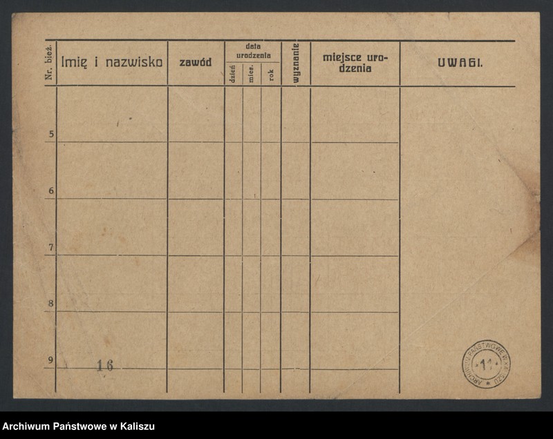 Obraz 18 z jednostki "[Karty meldunkowe - Mac-Mar]"
