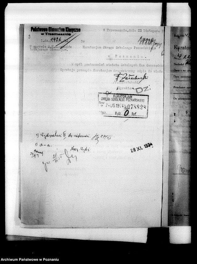 Obraz 12 z jednostki "Państwowe Gimnazjum Klasyczne- Trzemeszno"