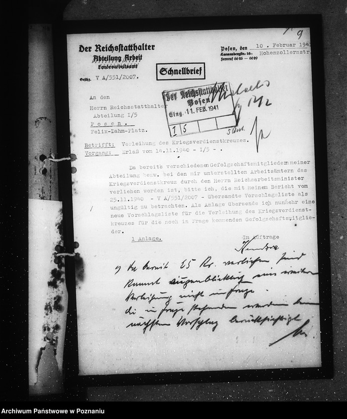 Obraz 13 z jednostki "Kriegsverdienstkreuze- Abteilung Arbeit"