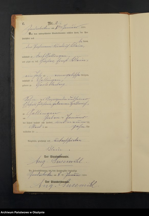 image.from.unit.number "Sterbe-Neben-Register Nr 1 - 47"