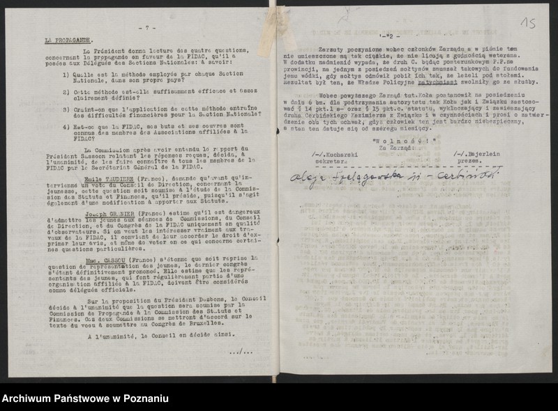 Obraz 19 z jednostki "Poznań - Winiary akta koła."