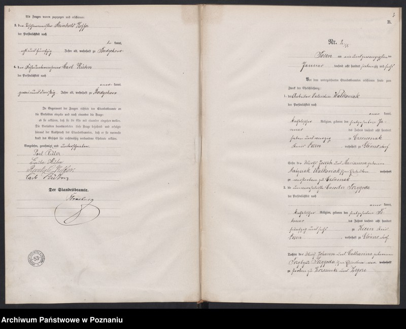 Obraz 4 z jednostki "Księga małżeństw"