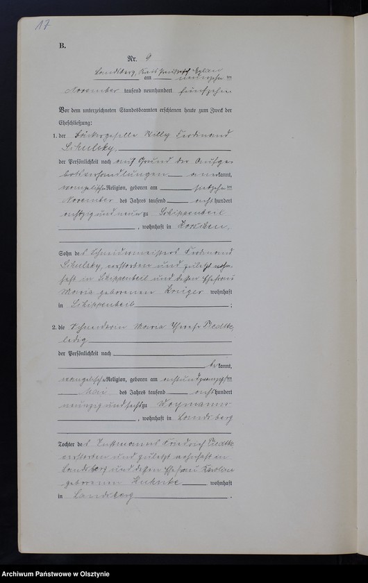 image.from.unit.number "Heiraths-Neben-Register Nr 1 -11 [ Księga małżeństw- wtóropis ]"