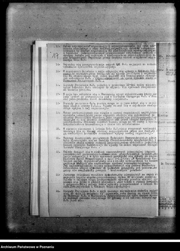 Obraz 20 z jednostki "Zarządzenia i okólniki Zarządu Głównego, Okręgowego i Powiatowego w Poznaniu"