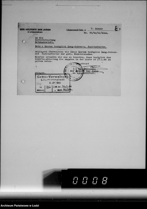 Obraz 6 z jednostki "Lebensmittelzuteilung für Lang- Schwer-und Nachtarbeiter"