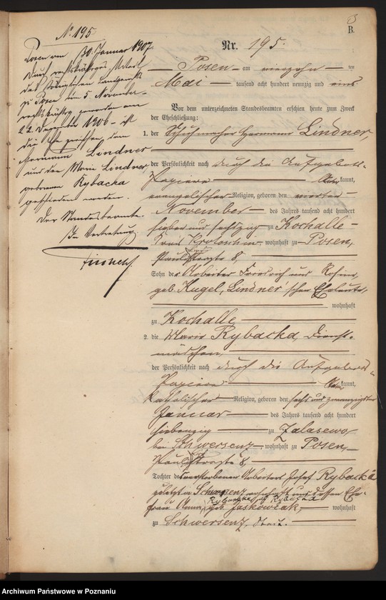 Obraz 6 z jednostki "Księga małżeństw t. II"