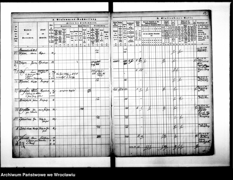 image.from.unit.number "Klassensteuerolle nebst Einkommens Nachweisung"