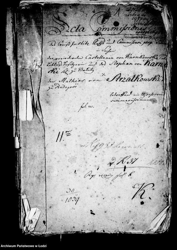 Obraz 4 z jednostki "Akta tyczące się sporu granicznego pomiędzy gminą miasta Łodzi a Dobrami Radogoszcz i Bałutami"