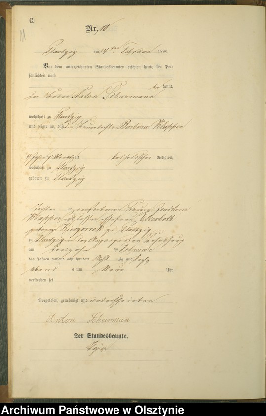 image.from.unit.number "Sterbe-Haupt-Register Nr 1 - 27"