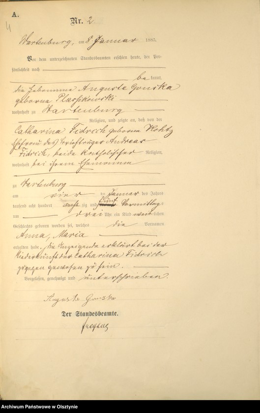 image.from.unit.number "Geburts-Haupt-Register Nr 1 - 205"