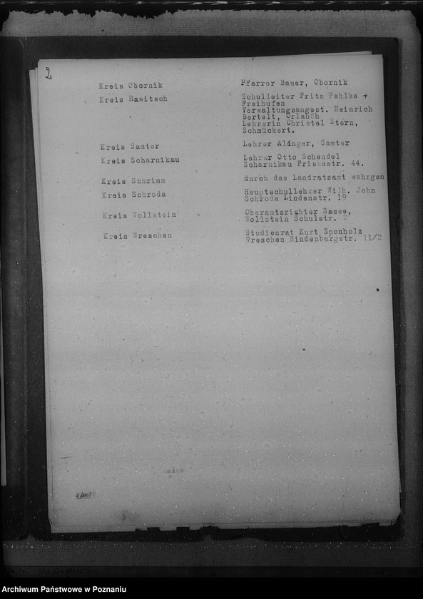 Obraz 6 z jednostki "Liste der im Warthegau eingesetzten"