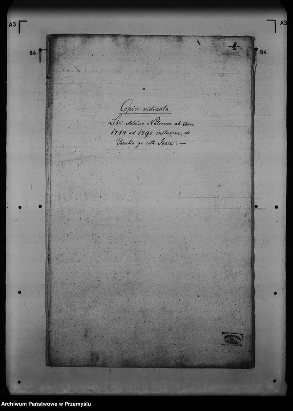 image.from.unit.number "[Kopie ksiąg metrykalnych parafii Isaje (dekanat Rozłucz)]"