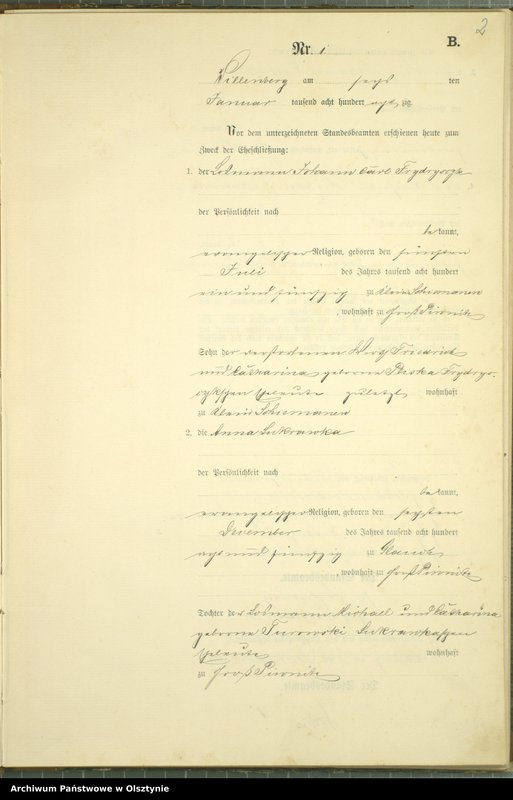 Obraz z jednostki "Heiraths-Neben-Register Nr 1 - 51"
