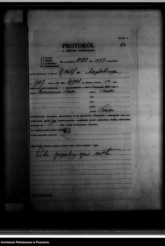 Obraz 14 z jednostki "Cukrownia w Środzie Towarzystwo Akcyjne Nr woj. 5997"