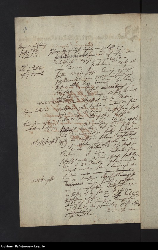 image.from.unit.number "[Die Sachen des Magistrats zu Lissa wider den Pächter zu Pilz-Vorwerk, Justitiarius Opitz, wegen röckständiger Pacht]"