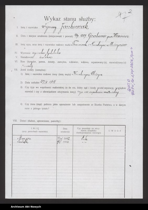 image.from.unit.number "Akta osobowe policjanta z województwa tarnopolskiego - Jankowiak Ignacy"