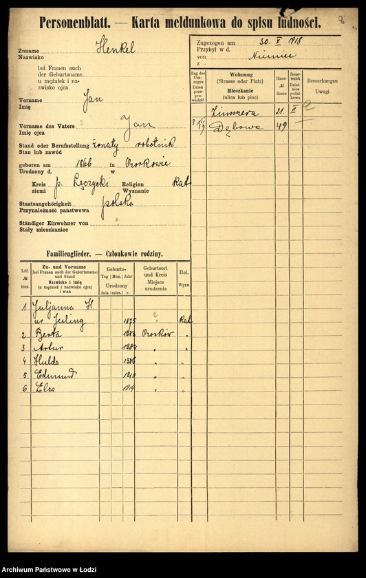 image.from.unit.number "[Spis ludności Łodzi] Henkel - Herc"