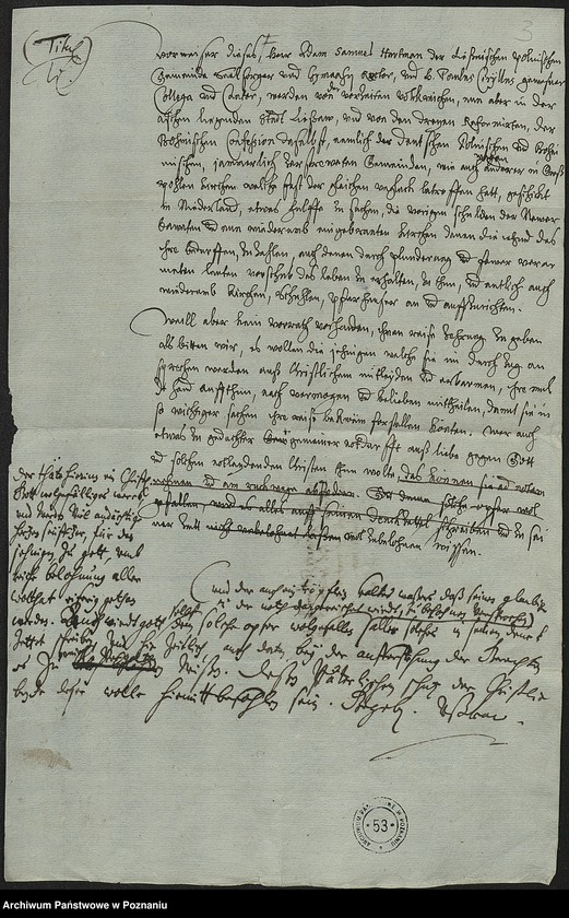 Obraz 2 z kolekcji "Dokumenty z Archiwum Państwowego w Poznaniu na Listach UNESCO111"