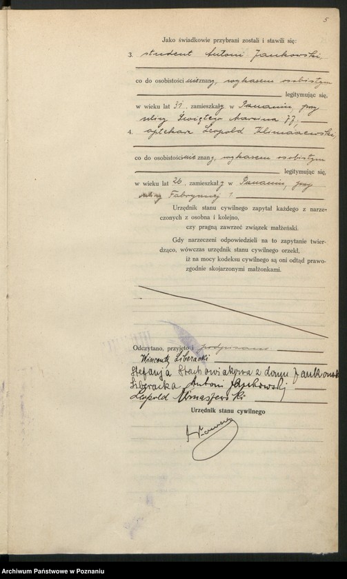 Obraz 7 z jednostki "Księga miejscowa małżeństw tom III [Rejestr główny małżeństw]"