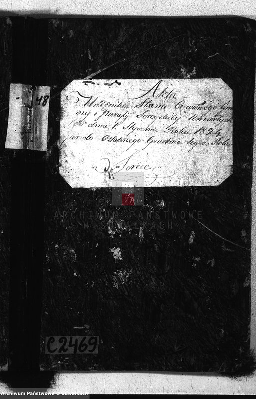 image.from.unit.number "Akta urzędnika stanu cywilnego gminy i parafij sereyskiey umarłych od dnia 1-go stycznia 1824 do ostatniego grudnia tegoż roku."