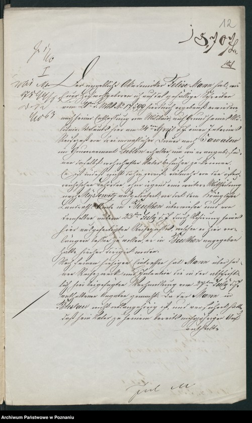 Obraz 15 z jednostki "A. betr. Moritz Mann, Literat und Felix Mann, Student"