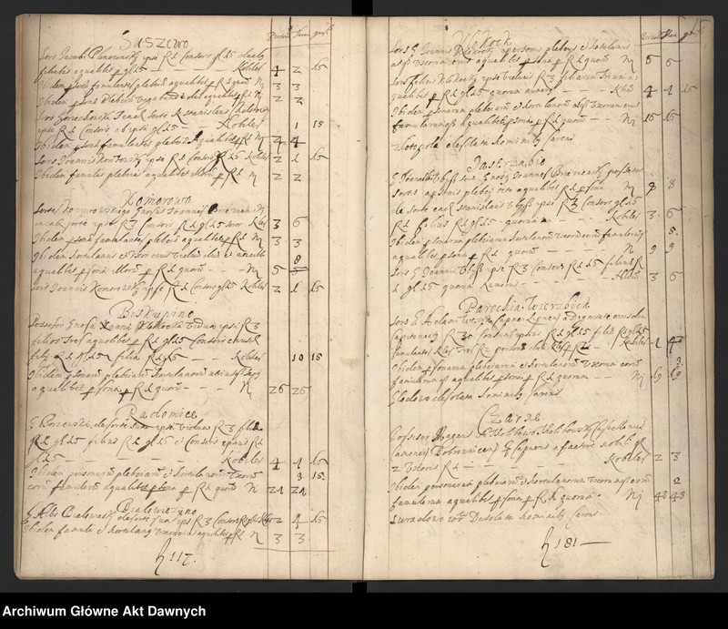 image.from.unit.number "Rozliczenie pogłównego i poboru z 1664 r. - czy to 150, czy 151?."