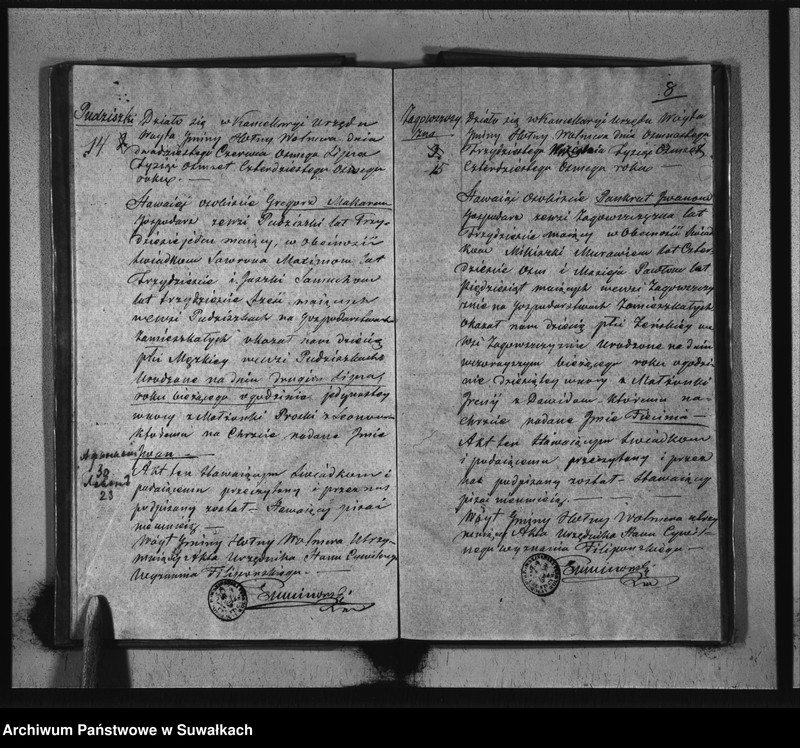 image.from.unit.number "Duplikat Sekty Filiponów gminy Hołny Wolmera z lat od 1843 do 1848"